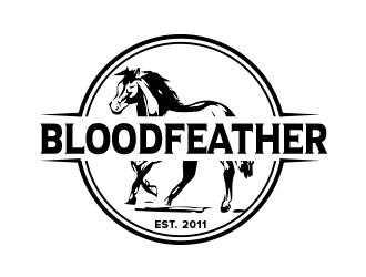 BLOODFEATHER logo design by BeDesign