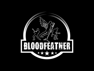 BLOODFEATHER logo design by giphone