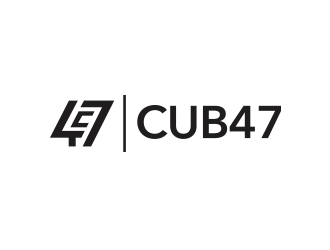 CUB47 or Cub47 Clothing logo design by keylogo