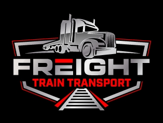FREIGHT TRAIN TRANSPORT logo design by jaize