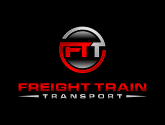 FREIGHT TRAIN TRANSPORT logo design by done