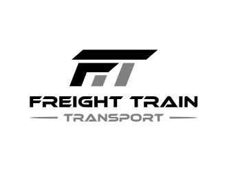 FREIGHT TRAIN TRANSPORT logo design by cintoko