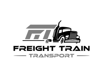 FREIGHT TRAIN TRANSPORT logo design by cintoko