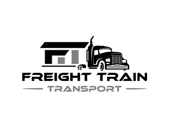 FREIGHT TRAIN TRANSPORT logo design by cintoko
