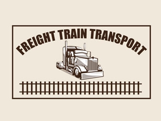 FREIGHT TRAIN TRANSPORT logo design by frontrunner