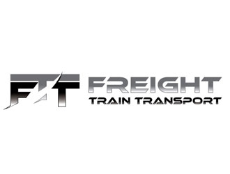 FREIGHT TRAIN TRANSPORT logo design by shere