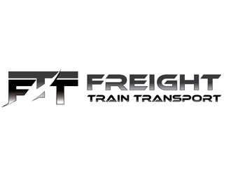 FREIGHT TRAIN TRANSPORT logo design by shere