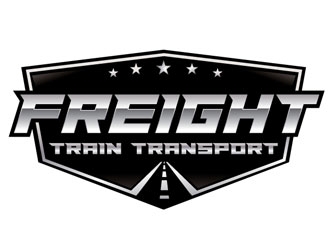 FREIGHT TRAIN TRANSPORT logo design by shere