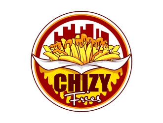 Chizy Fries logo design by daywalker