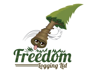 Freedom Logging Ltd logo design by Suvendu