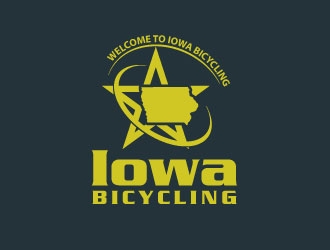 Iowa Bicycling logo design by uttam