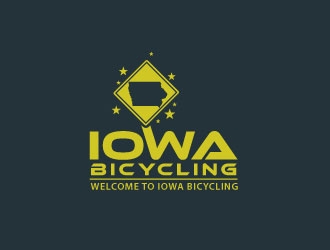 Iowa Bicycling logo design by uttam