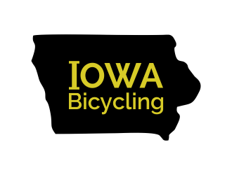 Iowa Bicycling logo design by oke2angconcept