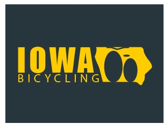 Iowa Bicycling logo design by Anzki