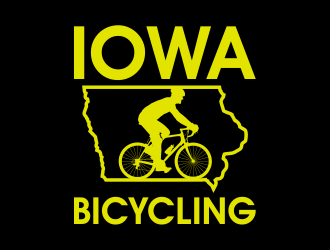 Iowa Bicycling logo design by beejo
