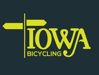 Iowa Bicycling logo design by shere