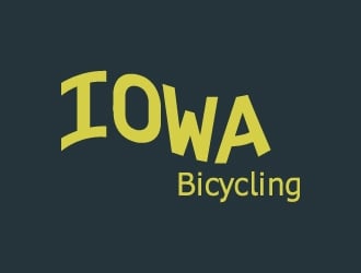 Iowa Bicycling logo design by jaize