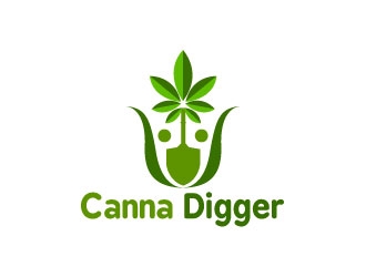 Canna Digger logo design by uttam