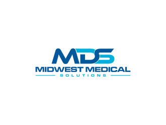 Midwest Medical Solutions  logo design by L E V A R