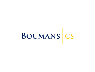 Boumans cs logo design by alby