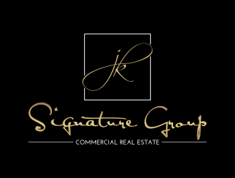 Signature Group Commercial Real Estate logo design by pakNton