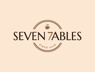 Seven Tables logo design by shadowfax