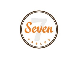 Seven Tables logo design by maserik