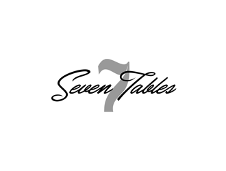 Seven Tables logo design by johana