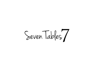 Seven Tables logo design by RIANW