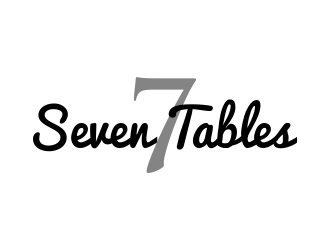 Seven Tables logo design by MUNAROH