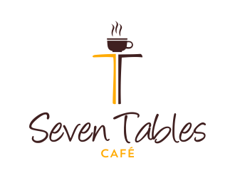 Seven Tables logo design by aldesign