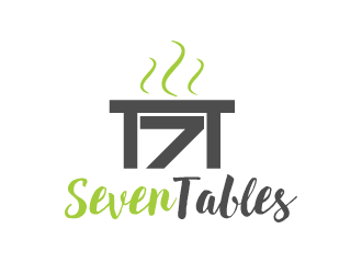 Seven Tables logo design by akilis13