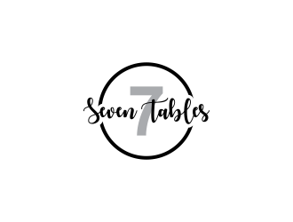 Seven Tables logo design by oke2angconcept