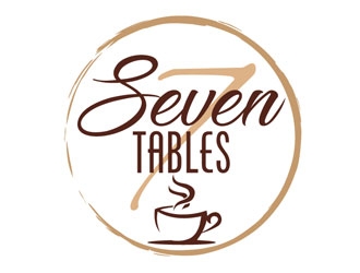 Seven Tables logo design by shere