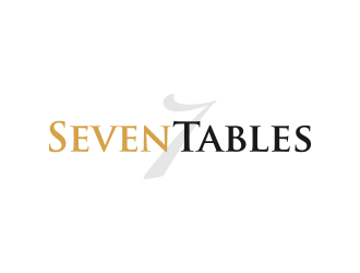 Seven Tables logo design by lexipej