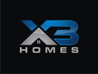 X3 Homes logo design by agil