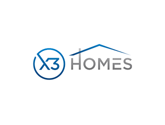 X3 Homes logo design by checx