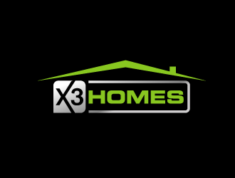 X3 Homes logo design by yurie