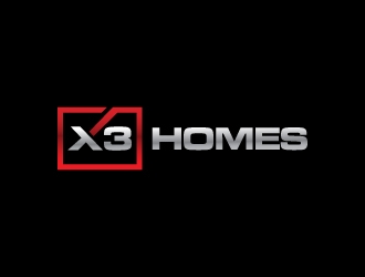 X3 Homes logo design by sndezzo