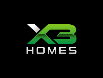 X3 Homes logo design by lexipej