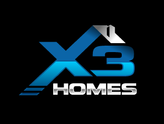 X3 Homes logo design by Coolwanz