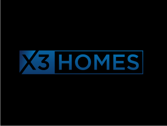 X3 Homes logo design by BintangDesign