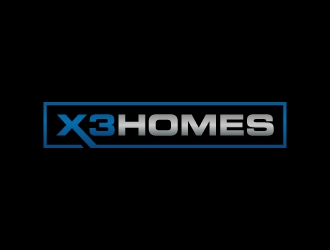 X3 Homes logo design by labo
