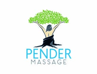 Pender Massage logo design by Bl_lue