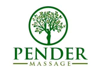 Pender Massage logo design by shravya
