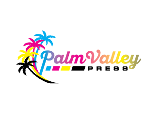 Palm Valley Press logo design by yurie