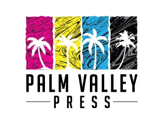 Palm Valley Press logo design by Erasedink