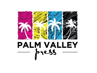 Palm Valley Press logo design by Erasedink