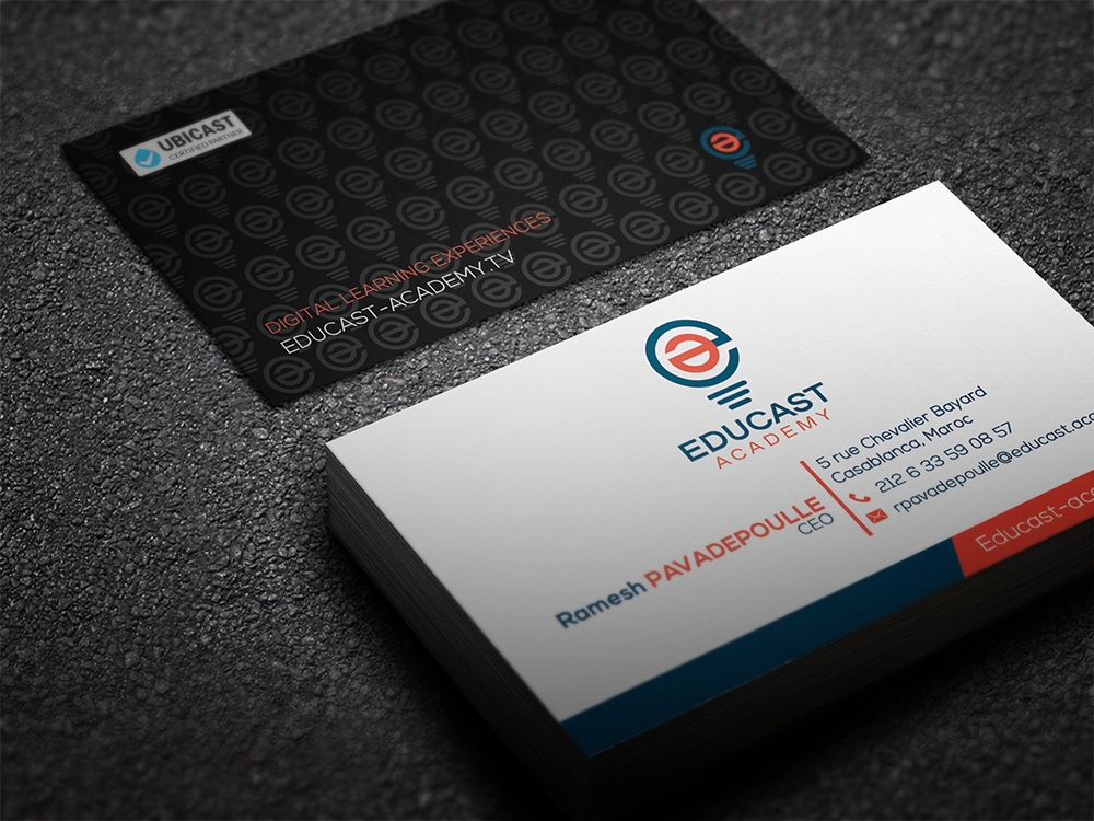 Educast Academy logo design by aamir