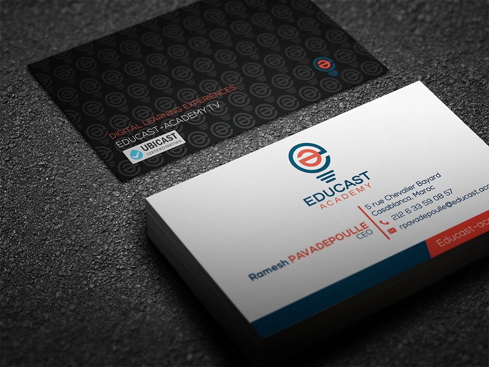 Educast Academy logo design by aamir